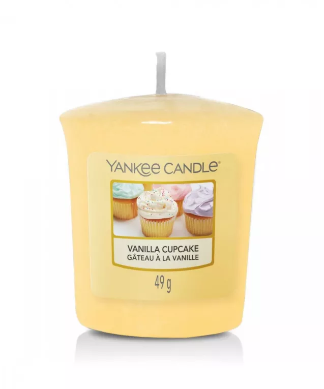 YANKEE CANDLE - Mała świeca zapachowa votive - Vanilia cupcake