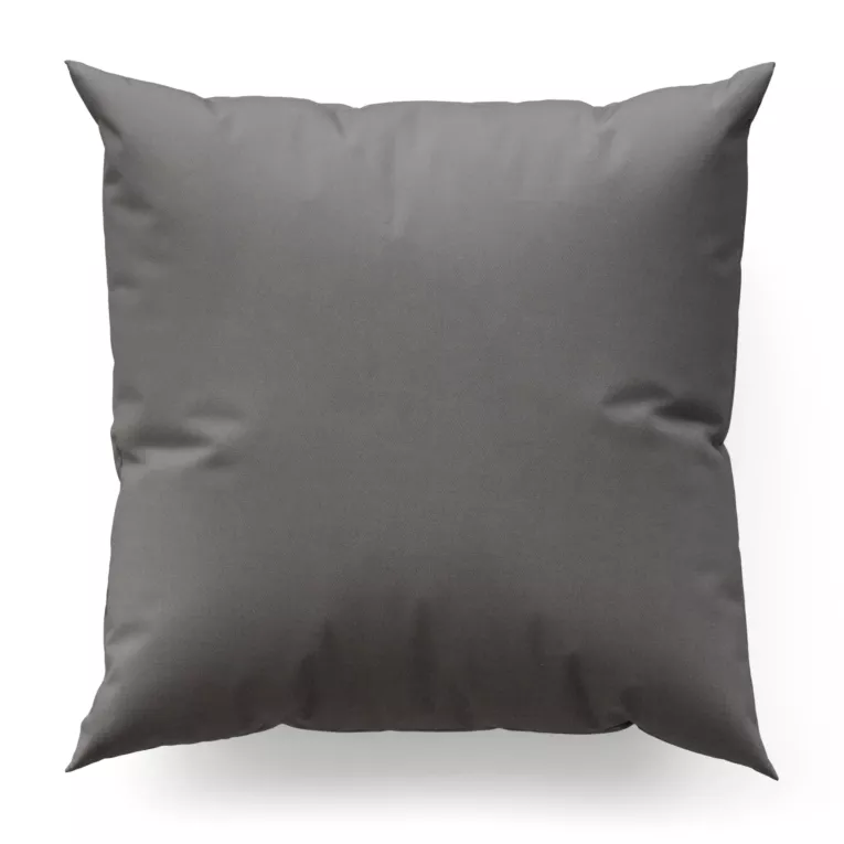 Poszewka szyta szara z tkaniny typu Blackout zaciemniającej w 100%