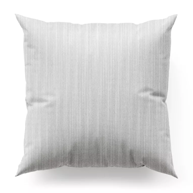 Poszewka szyta naturalna z tkaniny z efektem melanżu wykończona obciążnikiem