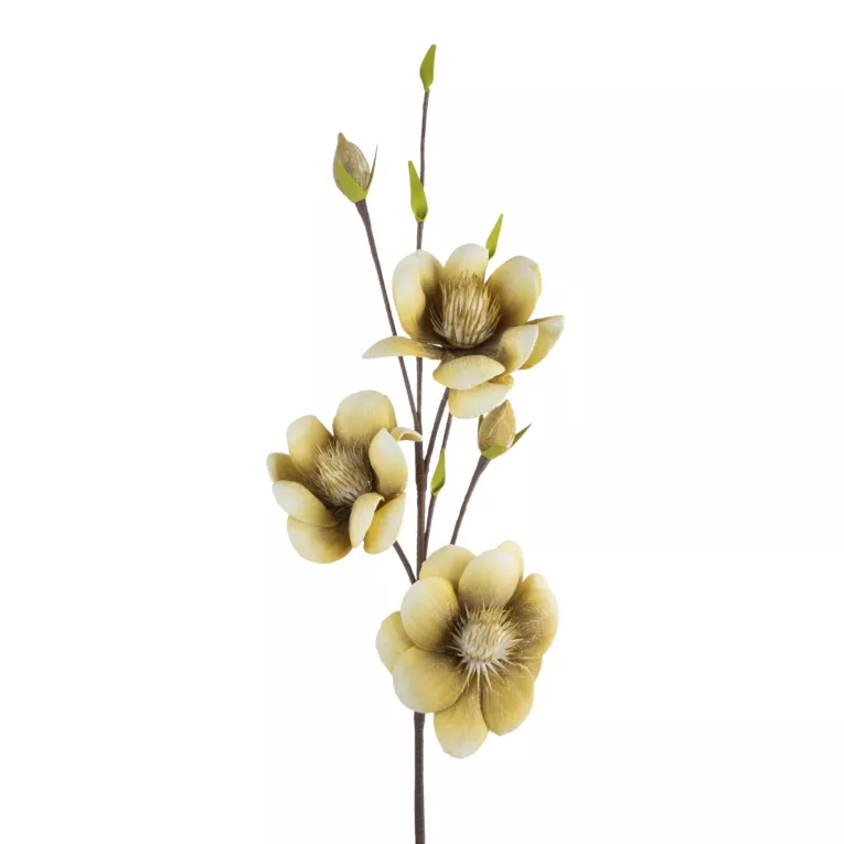 GAŁĄZKA KWITNĄCEJ MAGNOLII  Sztuczny kwiat do salonu