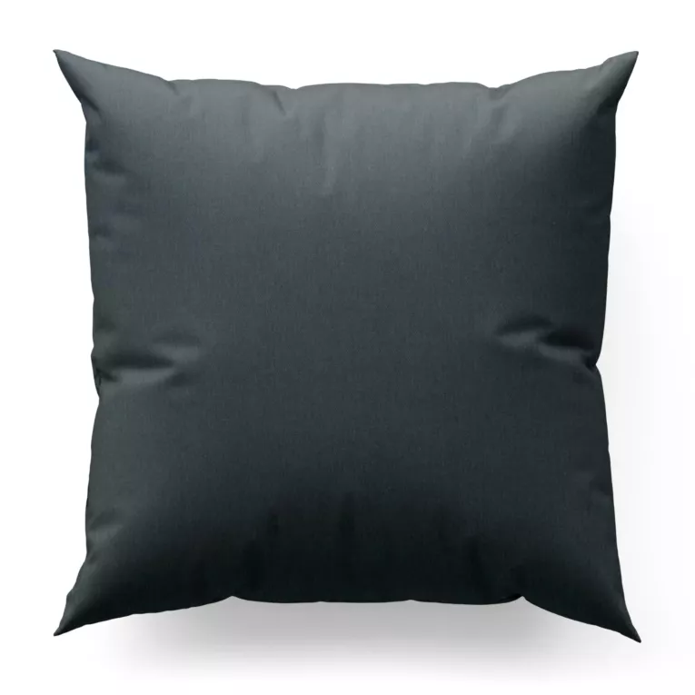 Poszewka szyta grafitowa z miękkiej tkaniny z efektem melanżu
