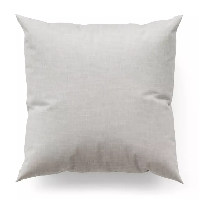 Poszewka szyta GEONOA beżowa z miękkiej tkaniny o naturalnym charakterze z widocznym ozdobnym splotem