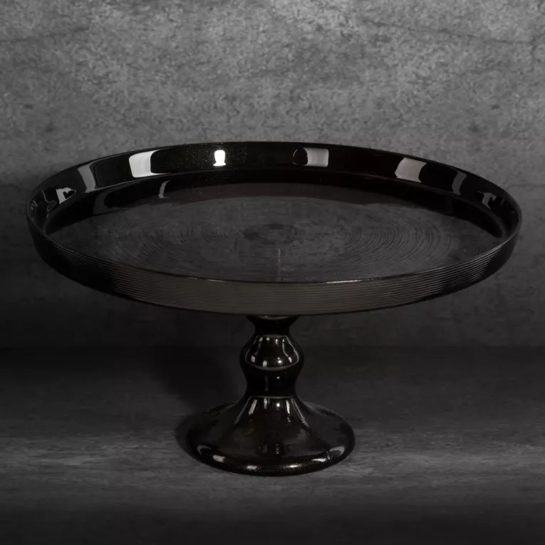 Patera LEA z dwubarwnego szkła artystycznego na nóżce