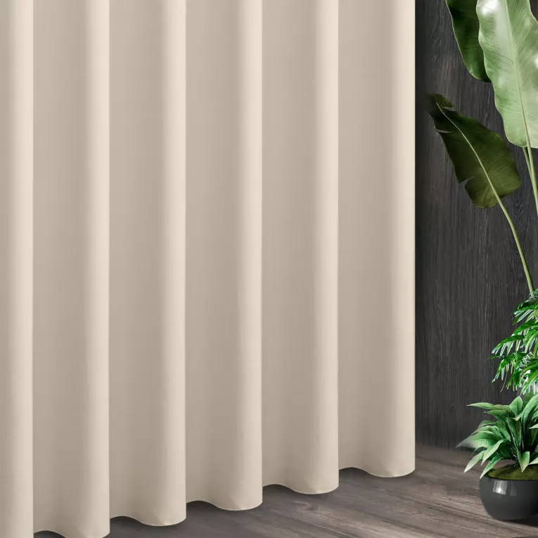 Tkanina zasłonowa ADORE gładka i miękka w dotyku o welurowej strukturze