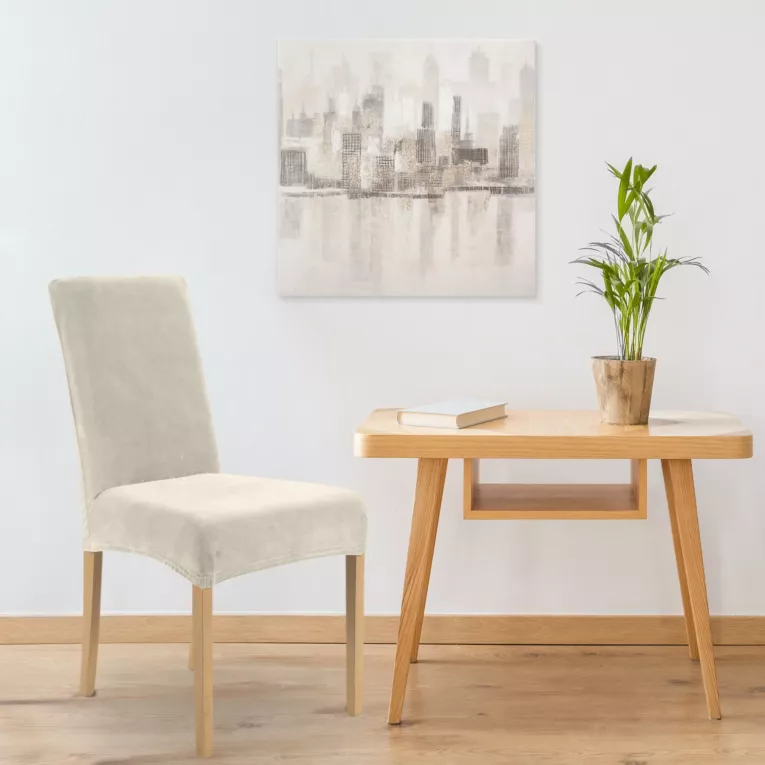 DESIGN 91 Pokrowiec na krzesło welwetowy nie wchłaniający wilgoci