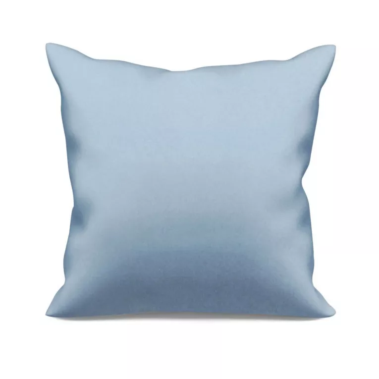 Poszewka szyta ADESSA niebieska z miękkiej tkaniny o welurowej strukturze