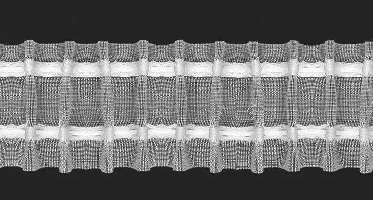 Taśma marszcząca OŁÓWEK do firan i zasłon, marszczenie 1:2,5