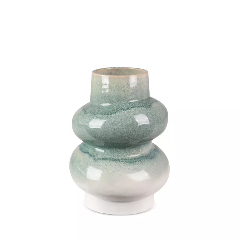 Wazon ceramiczny LIANA w stylu boho z efektem ombre