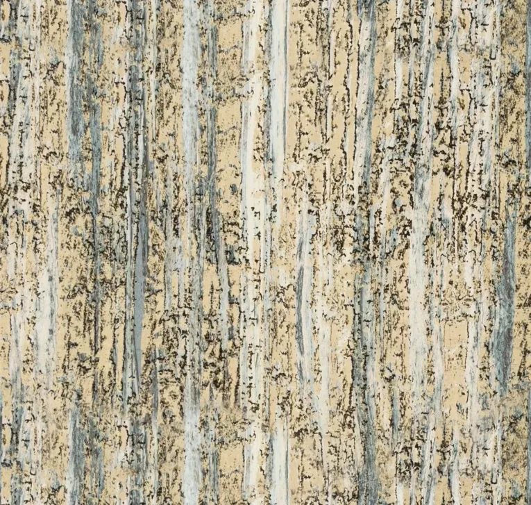 Tkanina zasłonowa, miękka, welwetowa, z nowoczesnym nadrukiem w formie przecierki z kolekcji Eva Minge