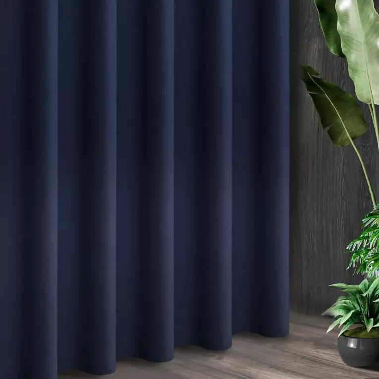 Tkanina zasłonowa ADORE gładka i miękka w dotyku o welurowej strukturze