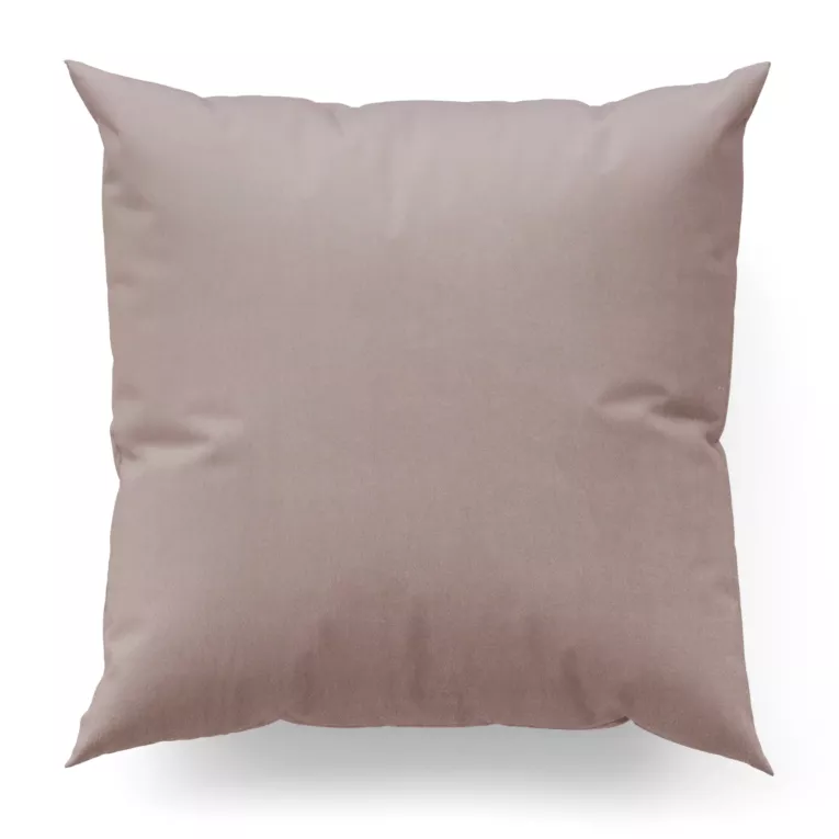 Poszewka szyta ENYA pudrowo różowa z miękkiej półmatowej tkaniny welwetowej