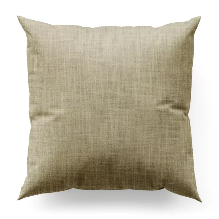 Poszewka szyta złoto złocista z tkaniny o luźnym splocie, z połyskliwym nadrukiem w stylu glamour Italissima Eva Minge