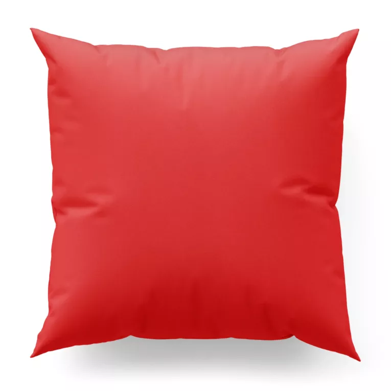 Poszewka szyta jasnoczerwona z tkaniny trudnopalnej, zaciemniającej, typu blackout