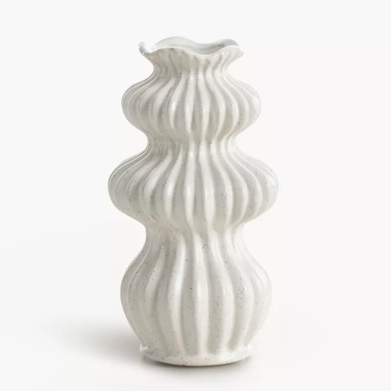 Wazon ceramiczny KIVA o oryginalnym kształcie i dekoracyjnym wykończeniu