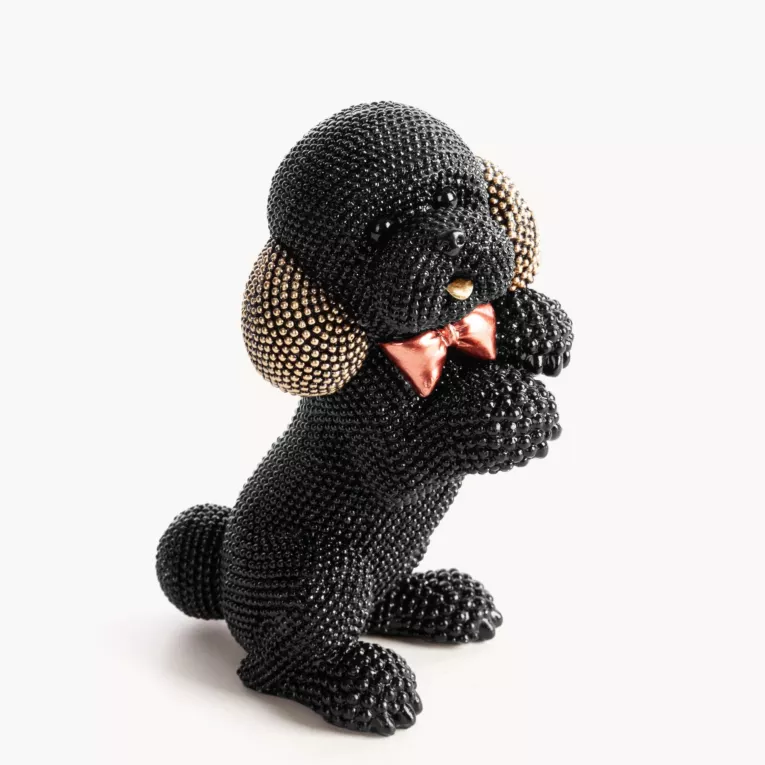 PIES - figurka dekoracyjna ELDO o drobnym strukturalnym wzorze