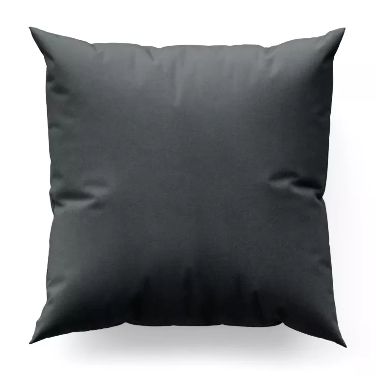 Poszewka szyta jasnopopielata z miękkiej tkaniny o welurowej strukturze i wyraźnym splocie