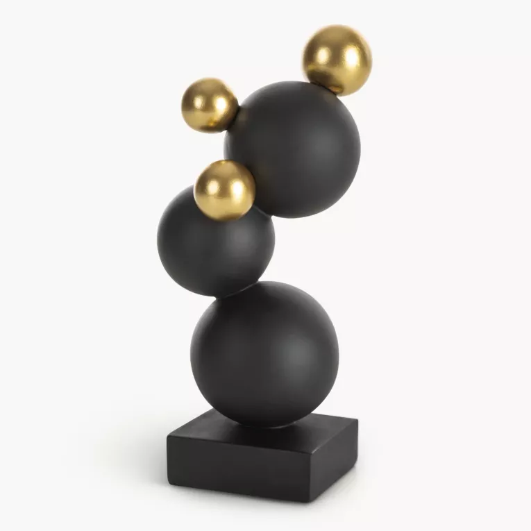 Nowoczesna figurka ALEX ze złotymi akcentami