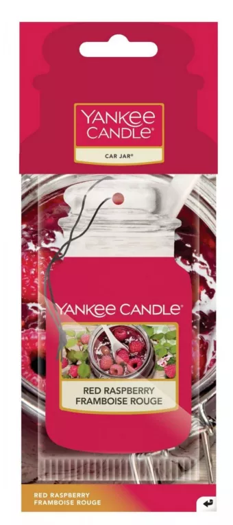 YANKEE CANDLE - Zawieszka zapachowa  CAR JAR Red Raspberry