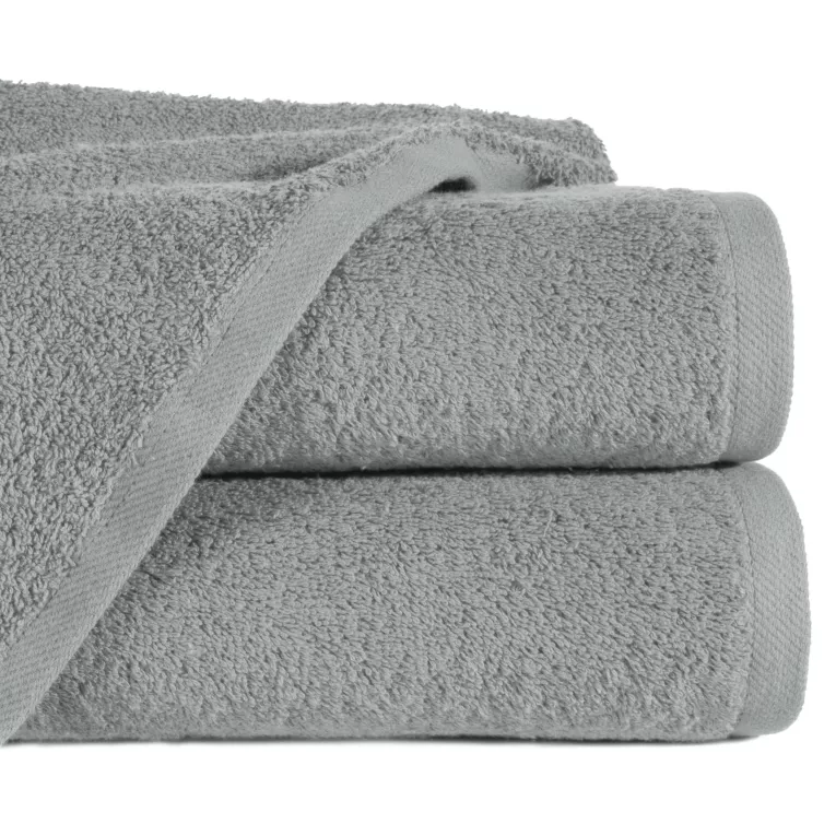 Ręcznik kąpielowy 50x100 cm bawełniany kolor stalowy 500 g/m2 GŁADKI 2
