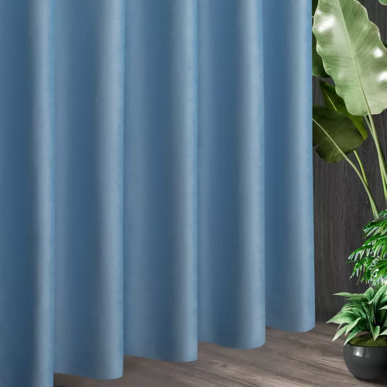 Tkanina zasłonowa SIBEL  miękki i delikatny welwet z delikatnym połyskiem