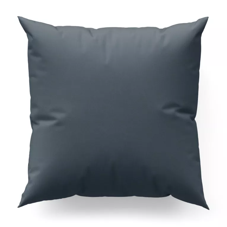 Poszewka szyta stalowa z gładkiej tkaniny typu blackout