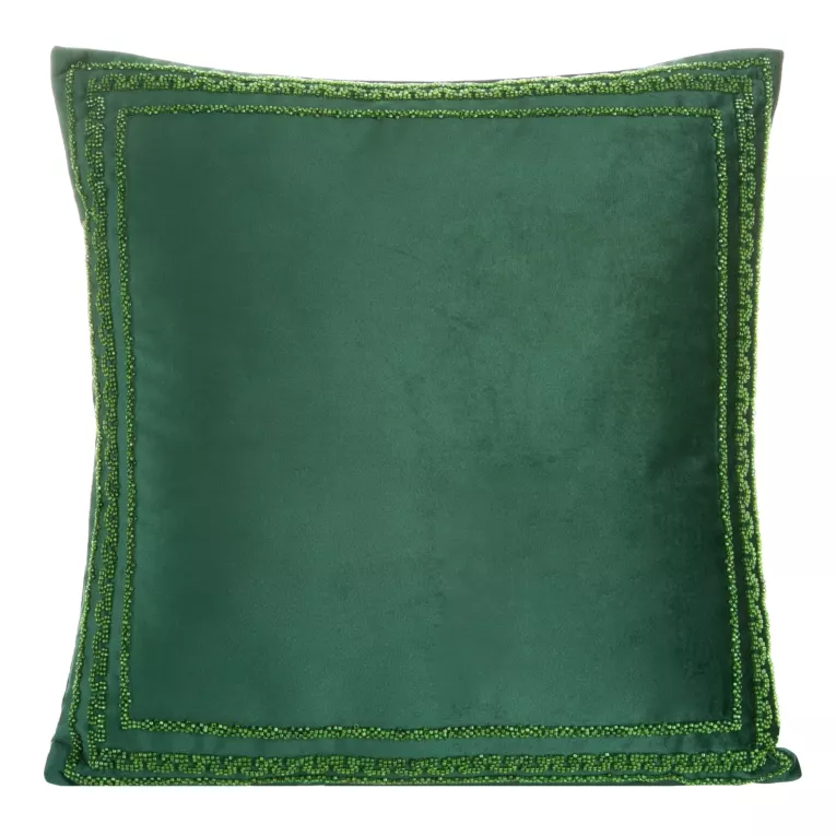 REINA LINE Poszewka ANETA z welwetu ze zdobieniem