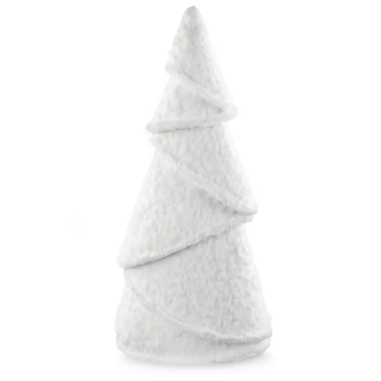 Figurka dekoracyjna świąteczna CHOINKA z lśniącymi drobinkami