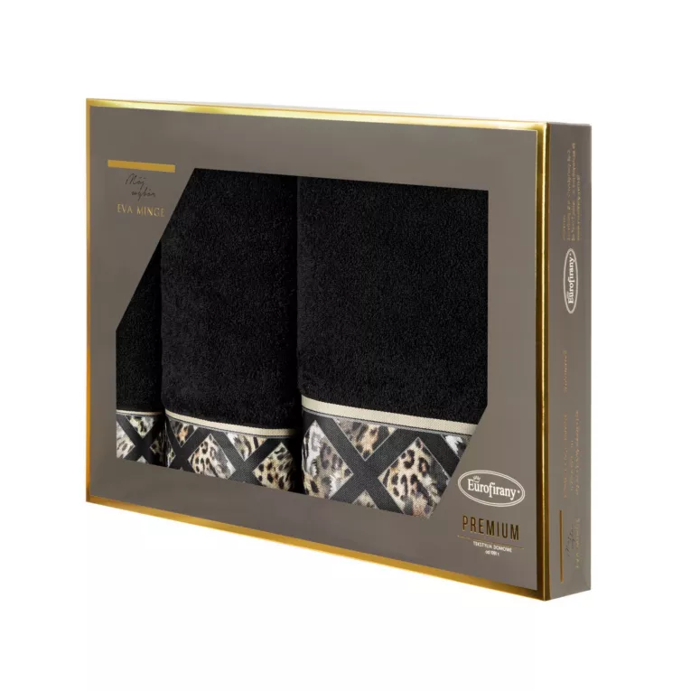EWA MINGE Komplet ręczników EVA 2 w eleganckim opakowaniu, idealne na prezent!