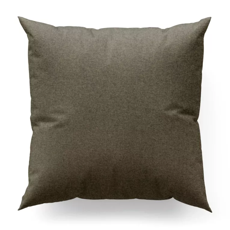 Poszewka szyta oliwkowa z tkaniny trudnopalnej, zaciemniającej, typu blackout z efektem melanżu