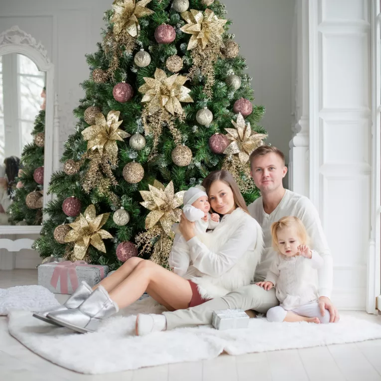 Zestaw ozdób choinkowych SZAMPAŃSKA DELIKATNOŚĆ