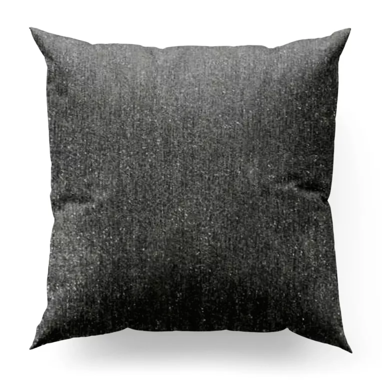 Poszewka szyta SAFIRA grafitowa z moherowej połyskującej tkaniny