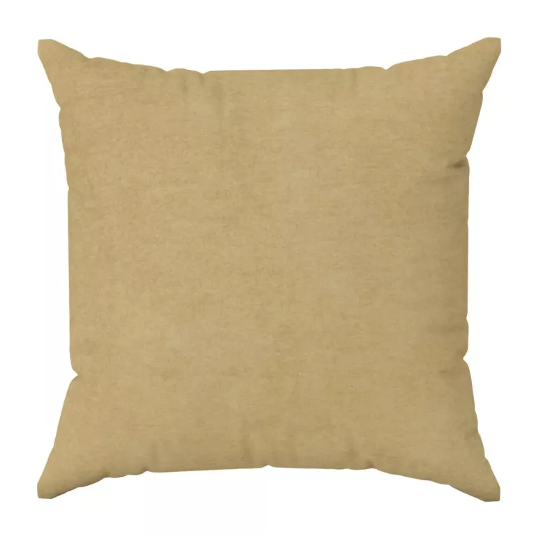 Poszewka szyta DORA - HIT złota z miękkiej tkaniny o welurowej strukturze