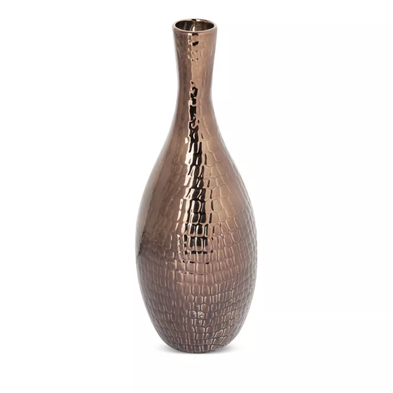 Wazon dekoracyjny ERNA z dolomitu brązowy