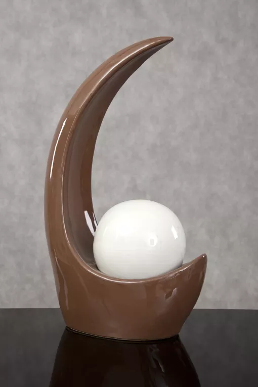 Figurka ceramiczna EMMA brązowo - kremowa