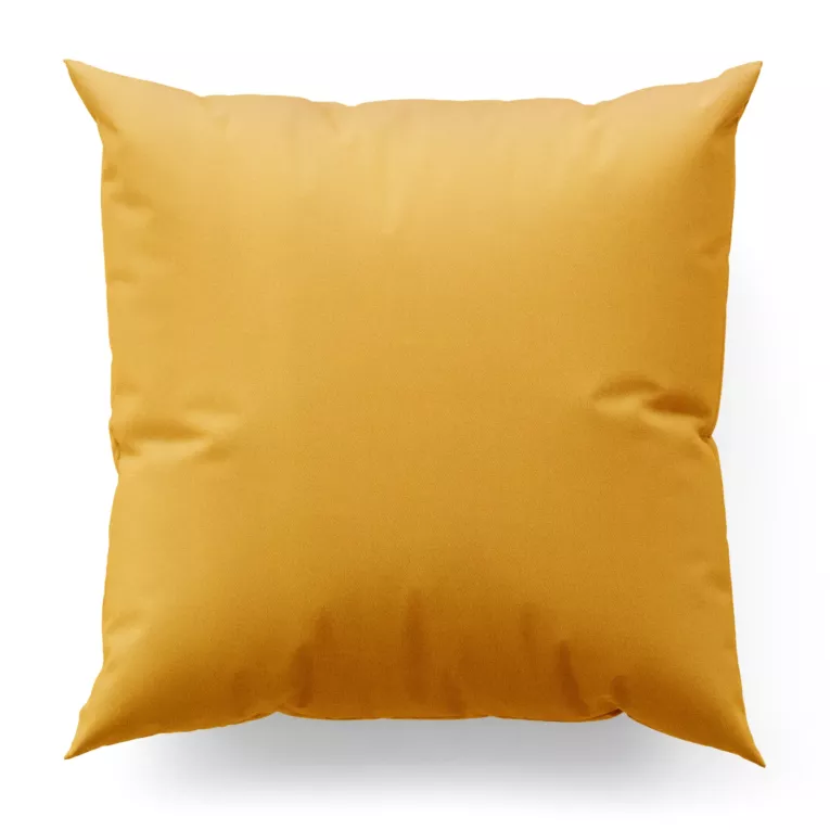 Poszewka szyta złota z gładkiej tkaniny z delikatnym połyskiem