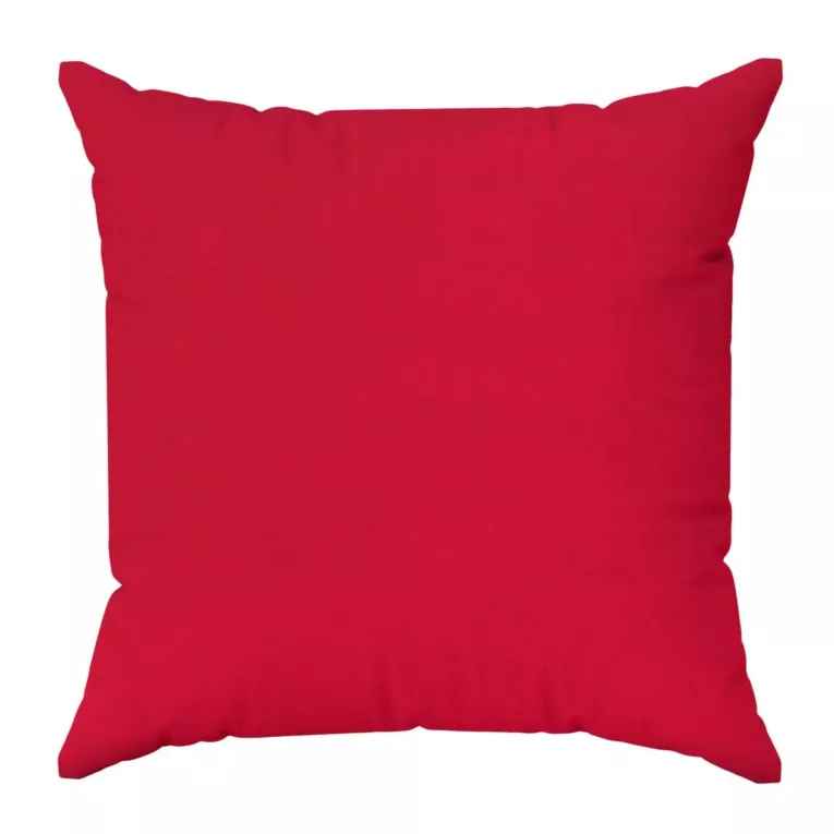 Poszewka szyta ENYA czerwona z miękkiej półmatowej tkaniny welwetowej