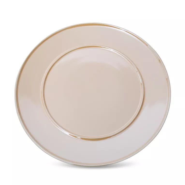 Talerz ceramiczny SIMONA z perłowym połyskiem