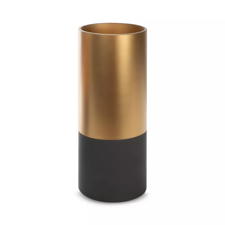 LIMITED COLLECTION Wazon ALISMA brązowo-złoty ze szkła artystycznego CIEPŁO BRĄZÓW