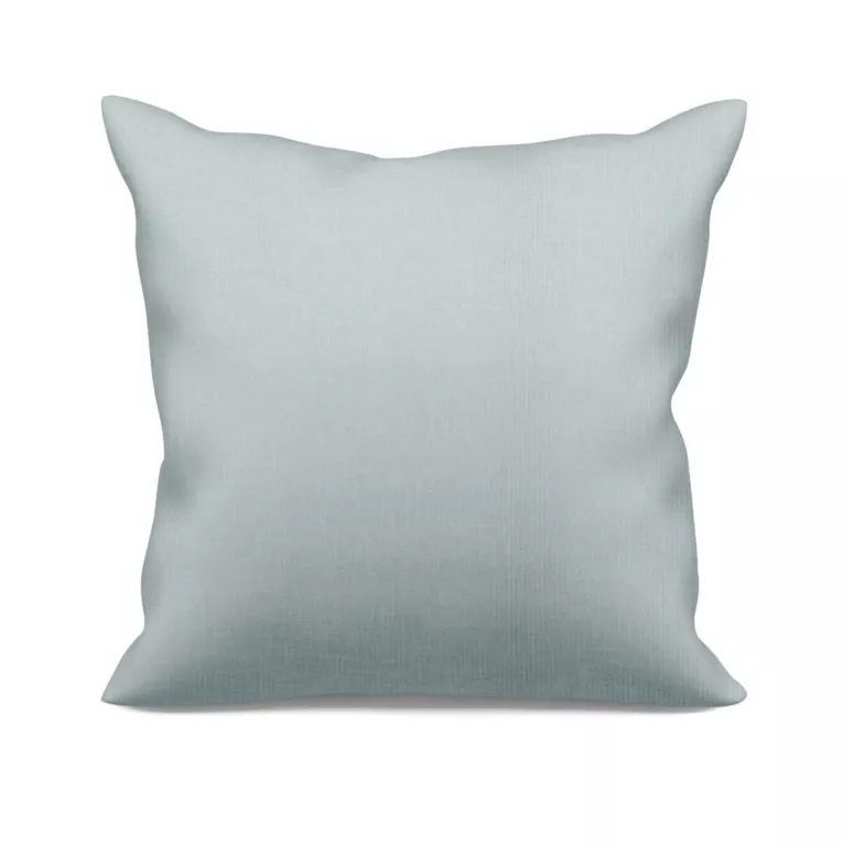 Poszewka szyta niebieska z gładkiej, przyjemnej w dotyku tkaniny z efektem melanżu