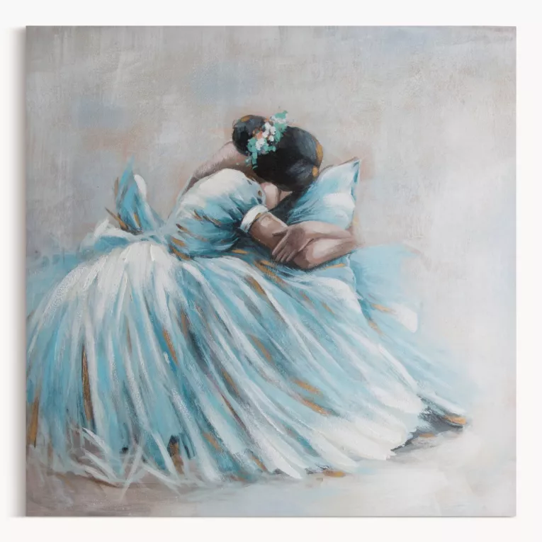 Ręcznie malowany obraz na płótnie BALETNICA