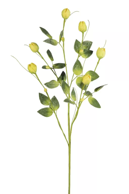 Gałązka sztuczna dekoracyjna z pąkami z celulozy