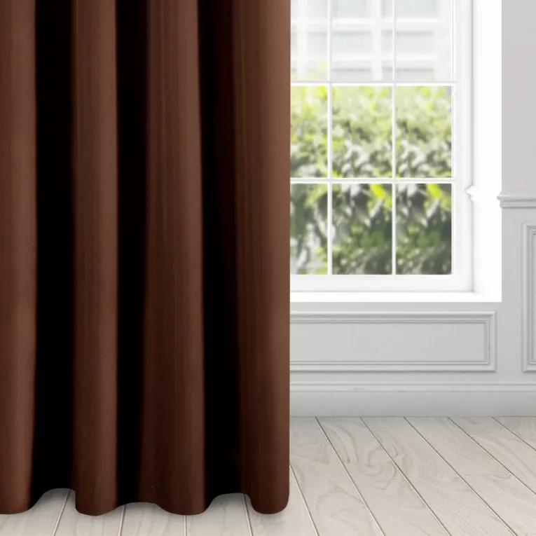 Zasłona gotowa EVITA z gładkiej tkaniny