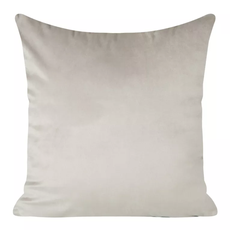 Poszewka na poduszkę 40x40 cm welwetowa beżowa PIERRE