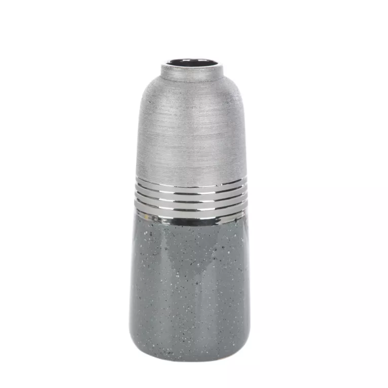 Wazon ceramiczny NELI o łączonych fakturach, nowoczesny