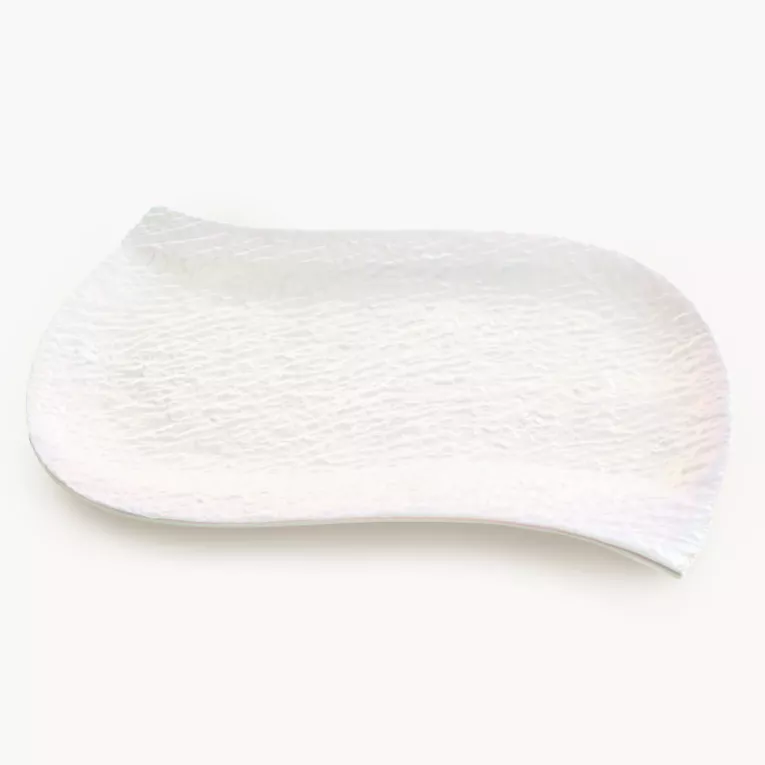 Patera dekoracyjna zdobiona wypukłym wzorem NINA