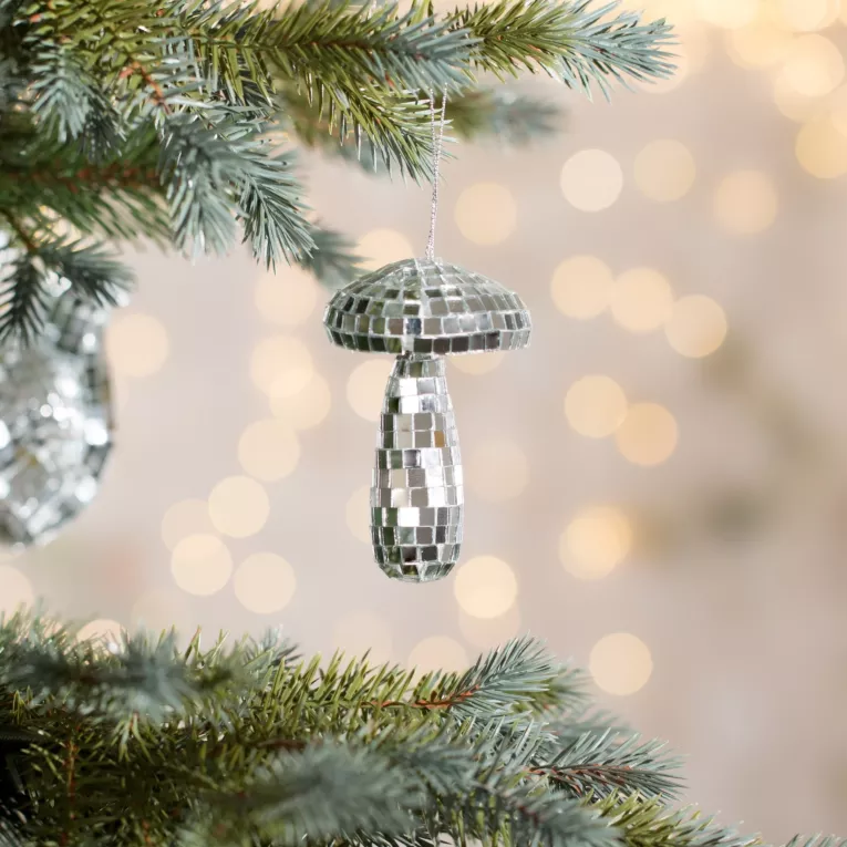 Ozdoba choinkowa GRZYBEK o mozaikowej strukturze