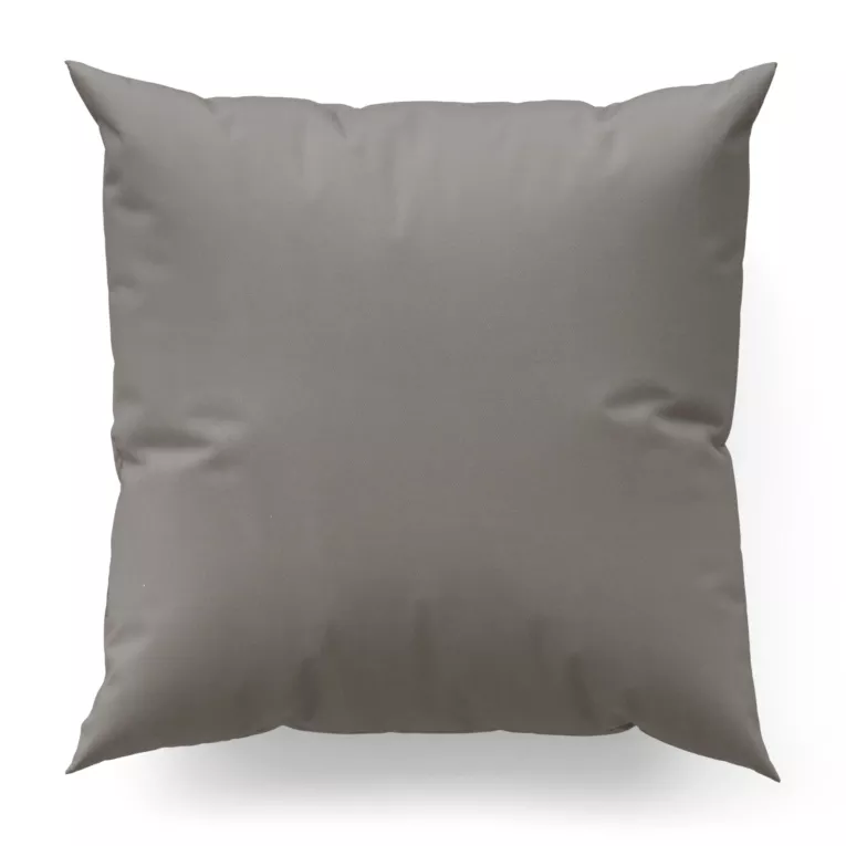 Poszewka szyta jasnobrązowa z gładkiej tkaniny typu blackout