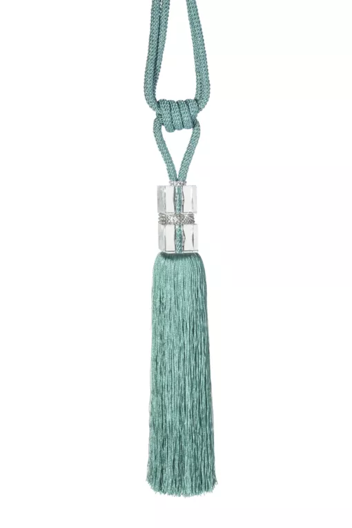 Dekoracyjny sznur do zasłon  ERIKA upinacz z chwostem z kryształem