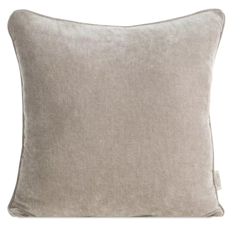 Poszewka na poduszkę 45x45 cm szenilowa, beżowa  NILO
