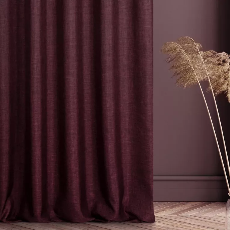 TERRA COLLECTION Zasłona AVINION z miękkiej tkaniny z efektem melanżu